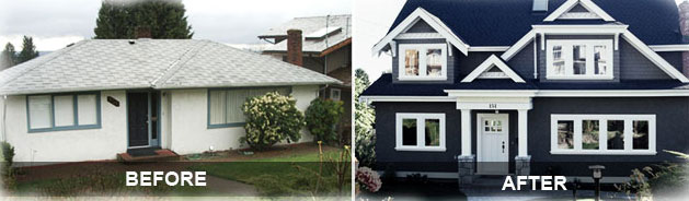 Home Additions before and after
