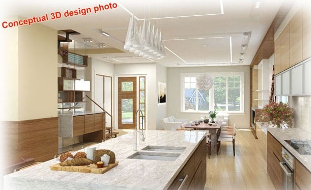 3D conceptual design for new home - photo
