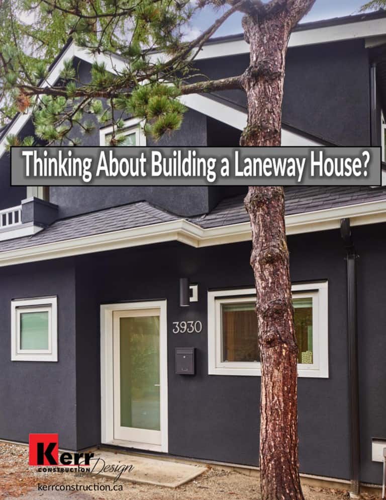 Thinking About Building a Laneway House?